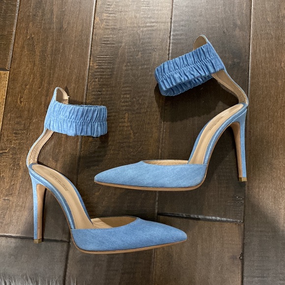 Gianvito Rossi denim heels size 38.5 - Picture 9 of 12